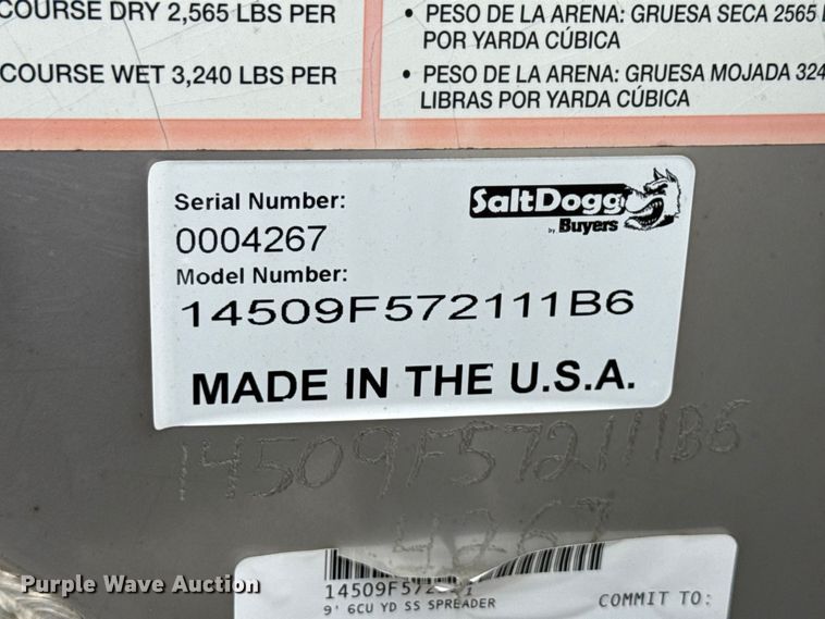 image for item ND9512 Salt Dogg 14509F572111B6 spreader