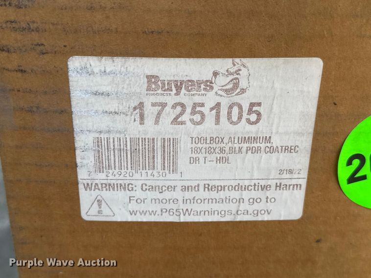 image for item ND9514 (6) Buyers tool boxes