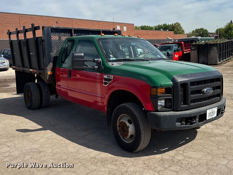 image for item OE9610 2009 Ford F350 Super Duty Ext. Cab dump bed pickup truck