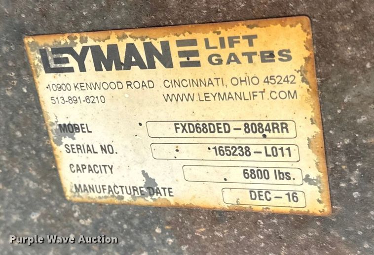 image for item YA1963 2017 Freightliner Business Class M2 box truck