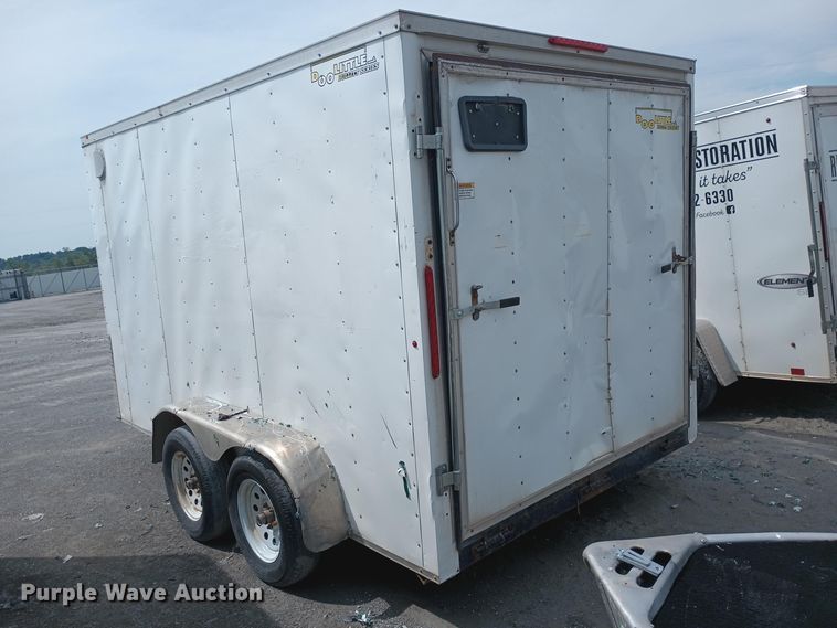 image for item YA2828 2016 Doolittle enclosed cargo trailer