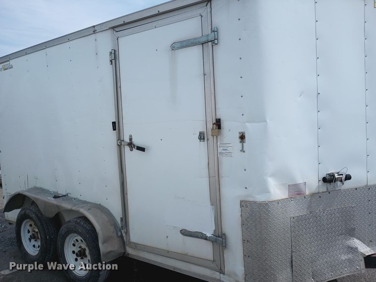 image for item YA2828 2016 Doolittle enclosed cargo trailer