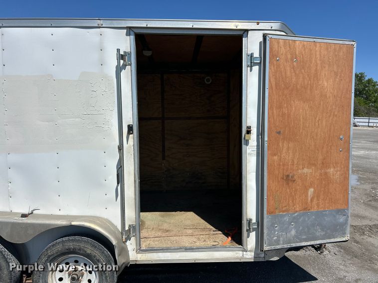 image for item YA2828 2016 Doolittle enclosed cargo trailer