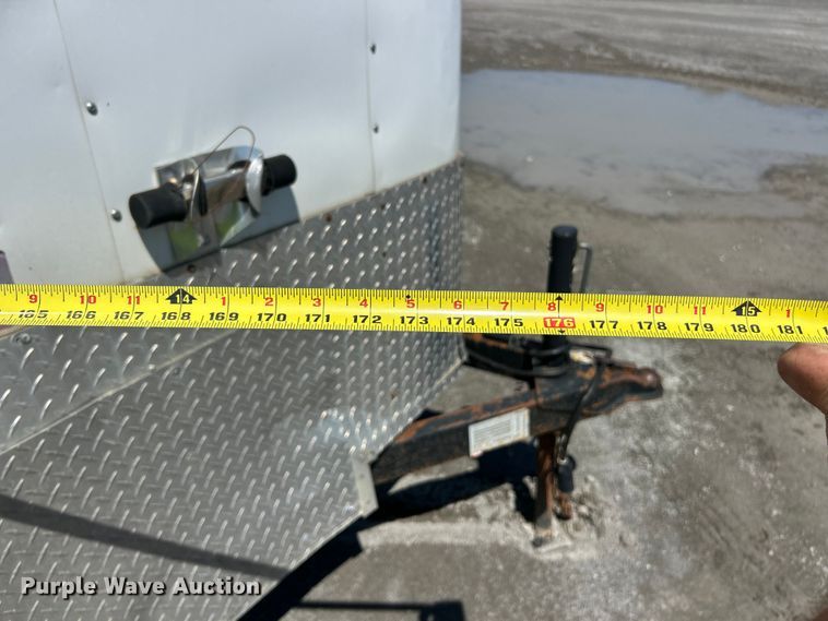 image for item YA2828 2016 Doolittle enclosed cargo trailer