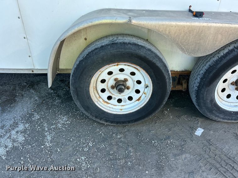 image for item YA2828 2016 Doolittle enclosed cargo trailer