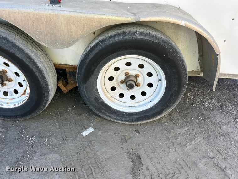 image for item YA2828 2016 Doolittle enclosed cargo trailer