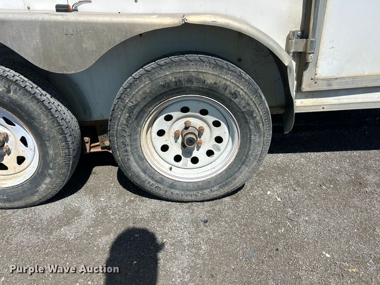 image for item YA2828 2016 Doolittle enclosed cargo trailer