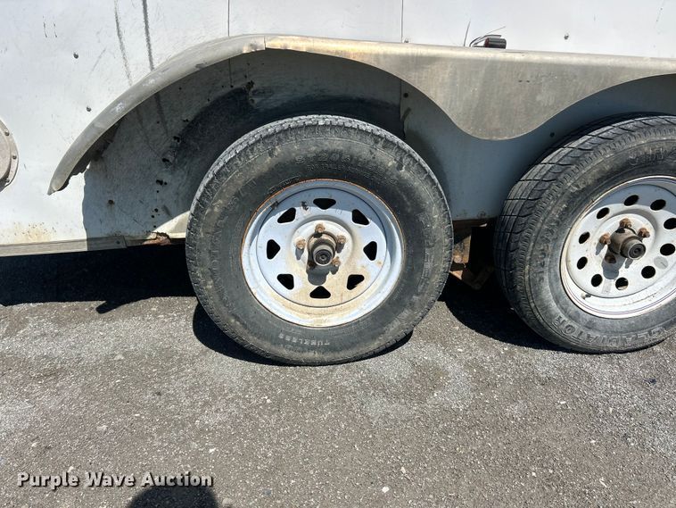 image for item YA2828 2016 Doolittle enclosed cargo trailer