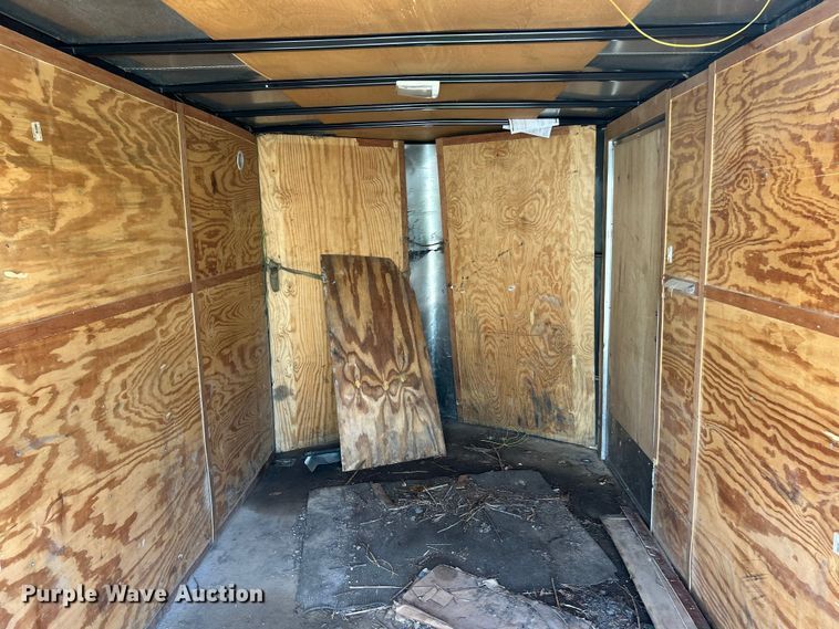 image for item YA2829 2017 Doolittle enclosed cargo trailer