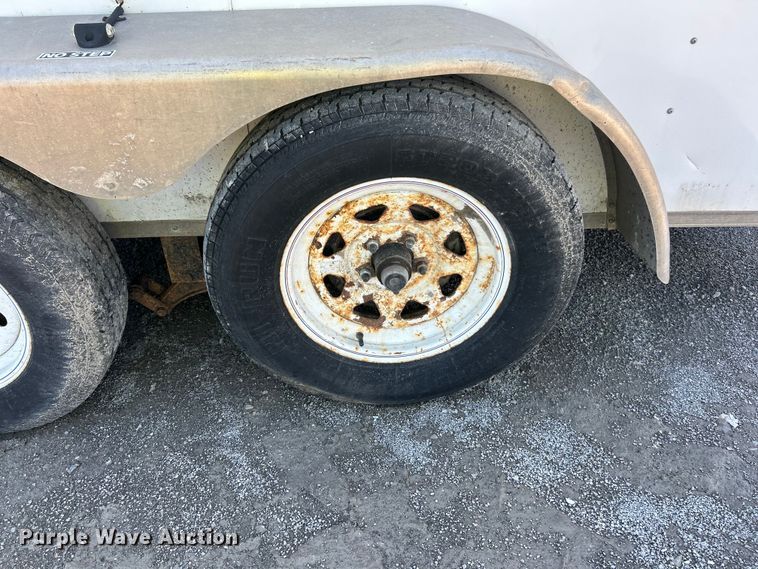 image for item YA2829 2017 Doolittle enclosed cargo trailer