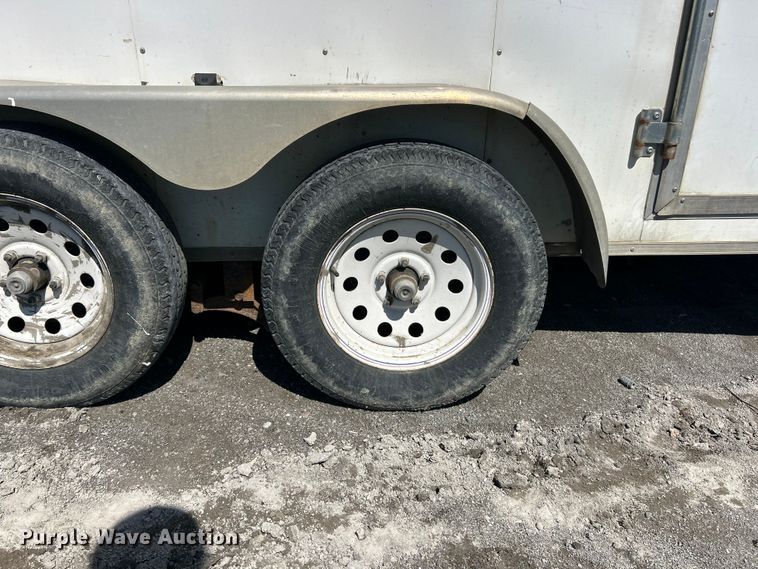 image for item YA2829 2017 Doolittle enclosed cargo trailer