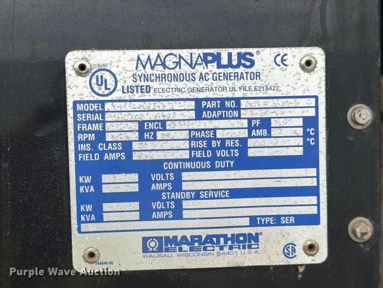image for item YA3263 2009 MQ MQP0501V2D-53970 generator