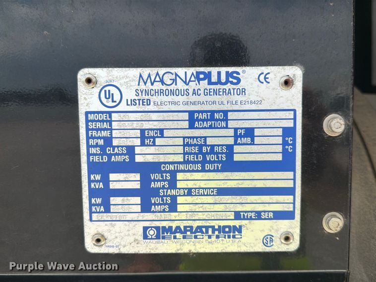 image for item YA3264 2009 MQ MQP0501V2D-53970 generator