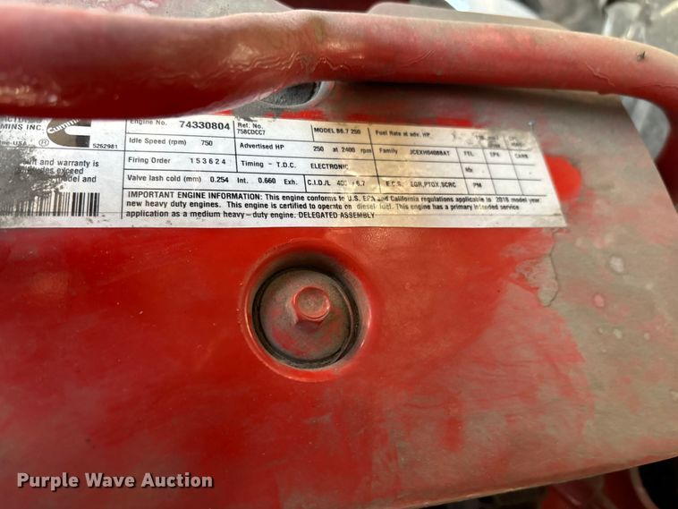 image for item YA3360 2019 International 4300 refrigerated truck