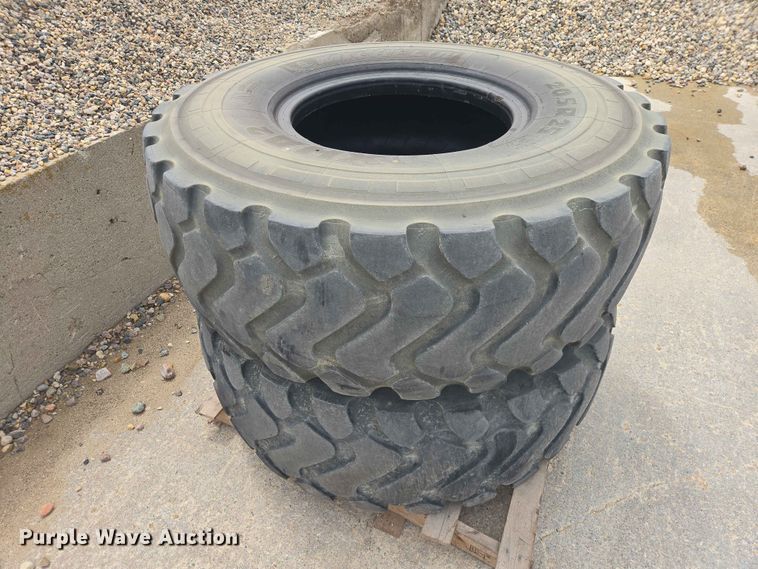 image for item DP8943 (4) 20.5R25 Michelin XHA2 tires