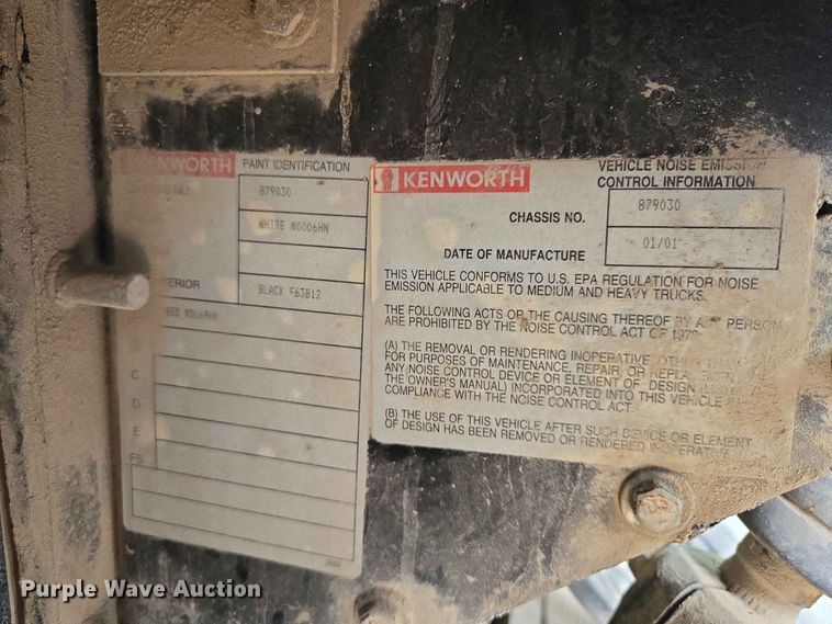image for item DP8946 2001 Kenworth W900 ready mix truck