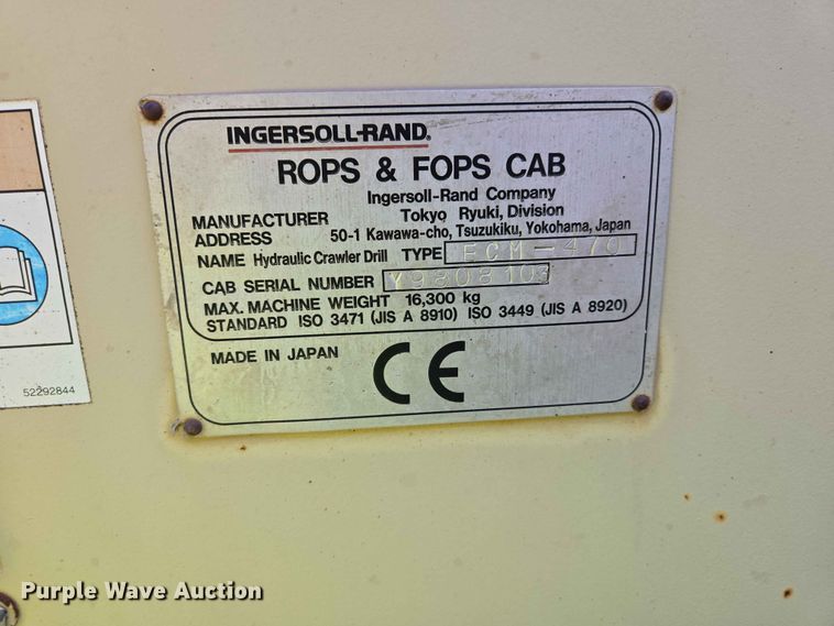 image for item DP8963 Ingersoll Rand ECM-470 blasthole drill