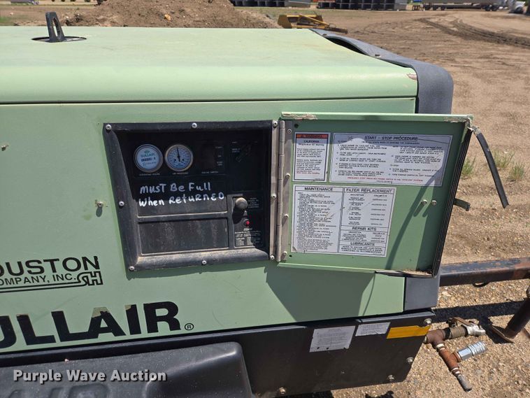 image for item DP8970 Sullair 185 air compressor