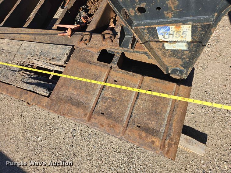 image for item DP8977 1999 Fontaine TH55-FLD lowboy equipment trailer