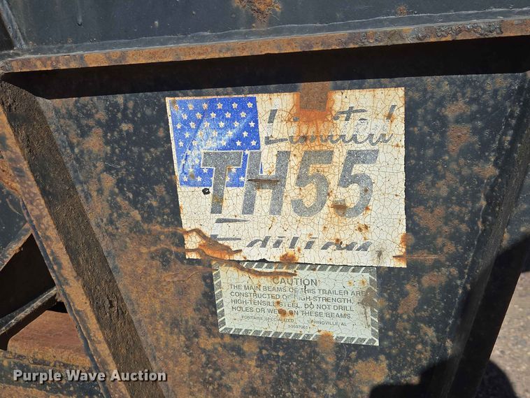 image for item DP8977 1999 Fontaine TH55-FLD lowboy equipment trailer
