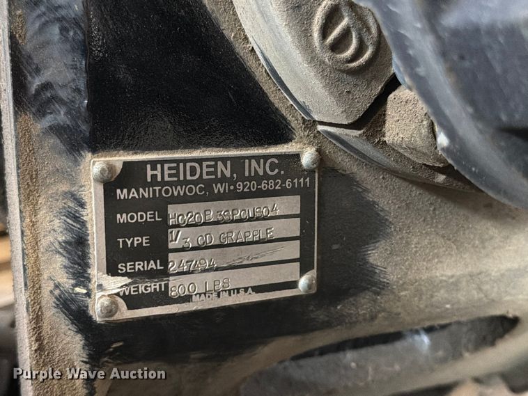 image for item DQ7778 Heiden HC20E 3SPCUSO4 grapple