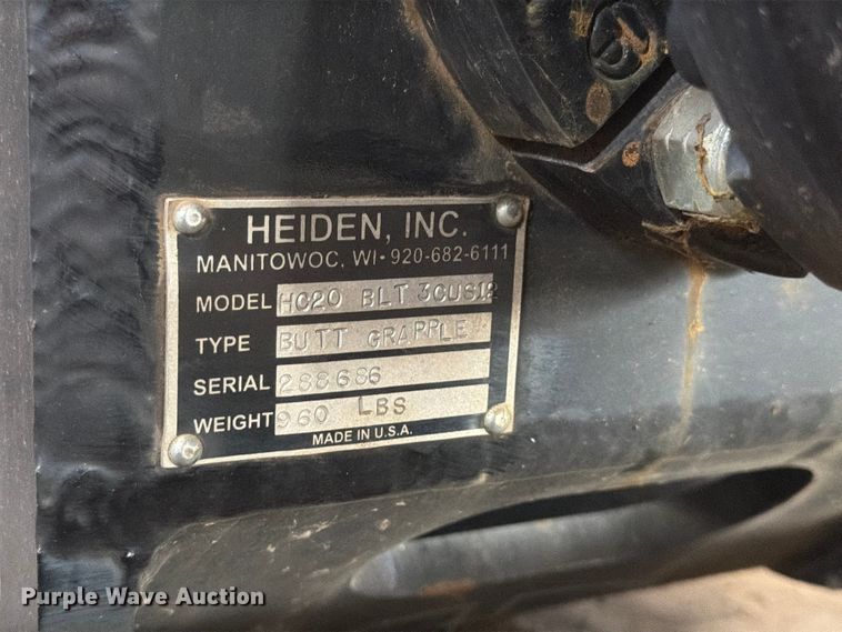 image for item DQ7779 Heiden HC20 BLT 3CUS12 grapple