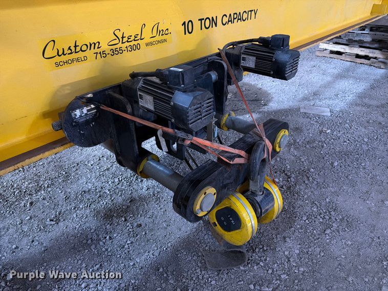 image for item DQ7782 Custom Steel Inc. overhead crane