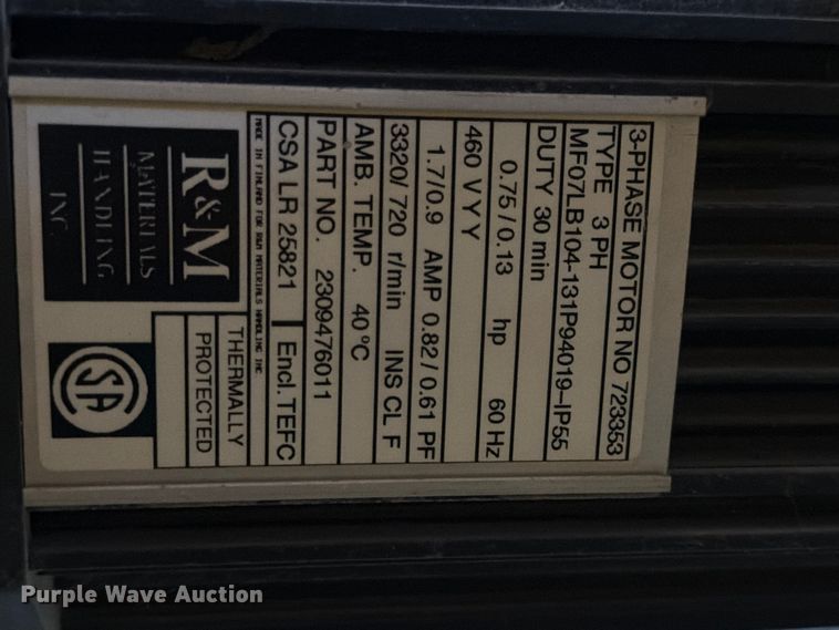 image for item DQ7782 Custom Steel Inc. overhead crane