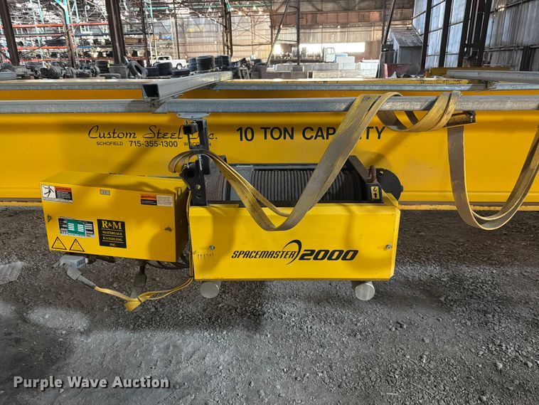 image for item DQ7782 Custom Steel Inc. overhead crane