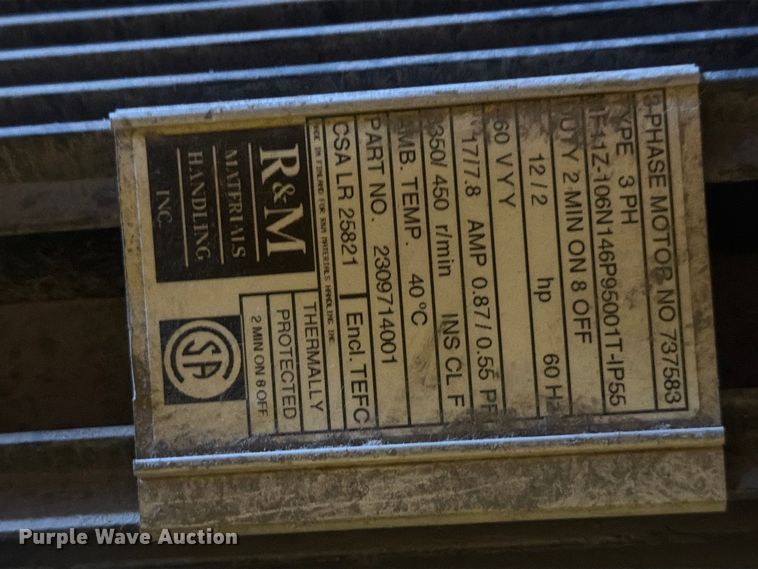 image for item DQ7782 Custom Steel Inc. overhead crane