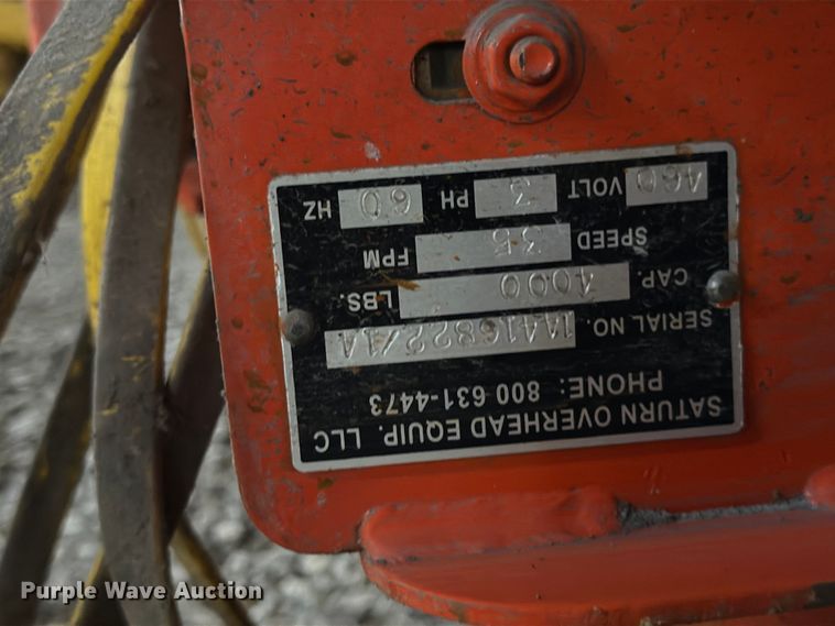image for item DQ7783 Saturn Overhead Equipment overhead crane