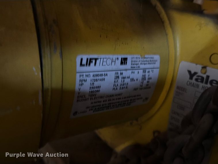 image for item DQ7784 TC American overhead crane