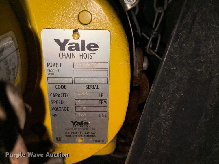 image for item DQ7784 TC American overhead crane