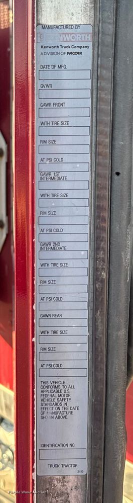 image for item DU3503 1997 Kenworth W900 semi truck