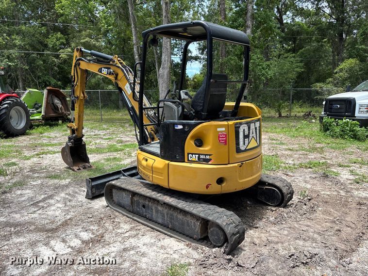 image for item DU6305 2019 Caterpillar 303.5E2 mini excavator
