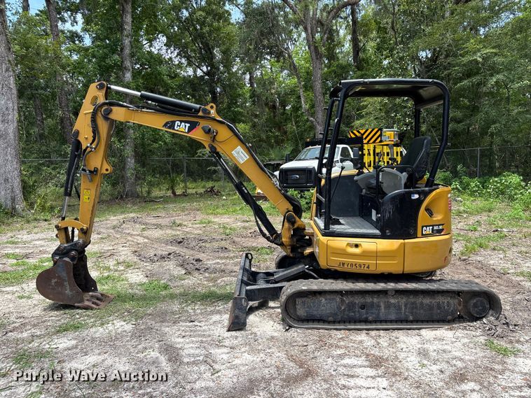 image for item DU6305 2019 Caterpillar 303.5E2 mini excavator