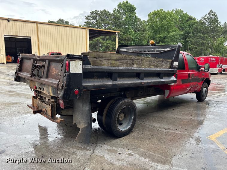 image for item DU6314 2001 Ford F450 Super Duty dump truck