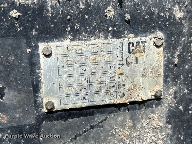 image for item DU6345 2023 Caterpillar 262D3 skid steer loader