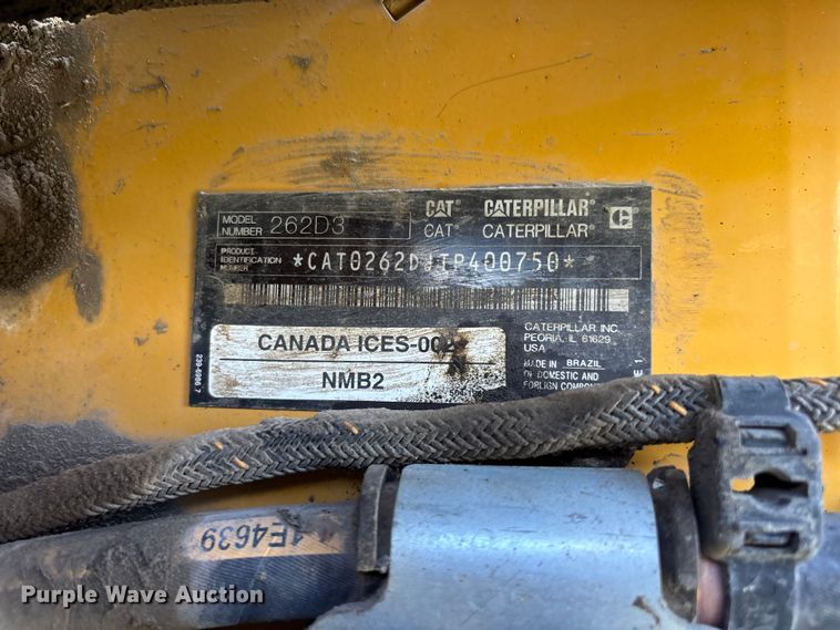 image for item DU6345 2023 Caterpillar 262D3 skid steer loader