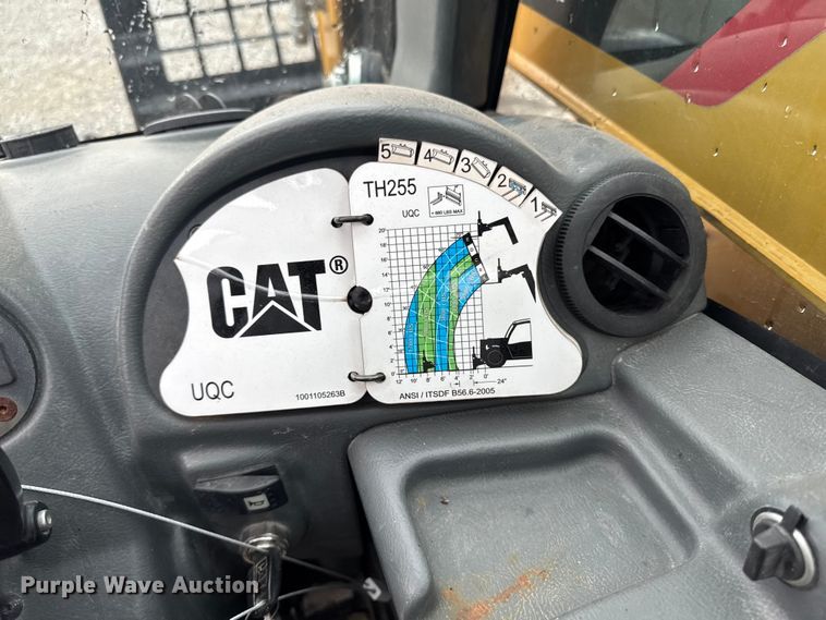image for item DV2027 2012 Caterpillar TH255 telehandler