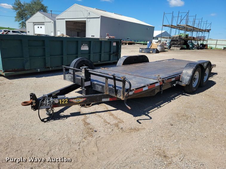 image for item DZ7273 2019 H&H tilt deck utility trailer