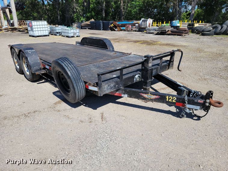image for item DZ7273 2019 H&H tilt deck utility trailer