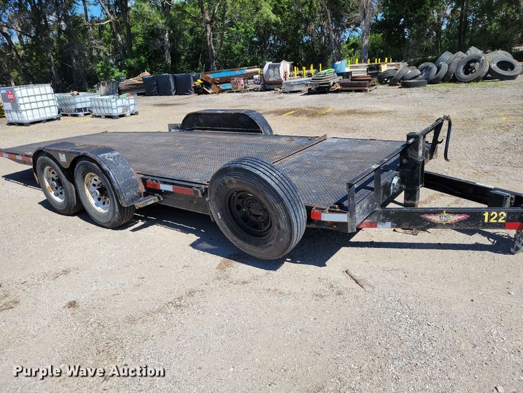 image for item DZ7273 2019 H&H tilt deck utility trailer
