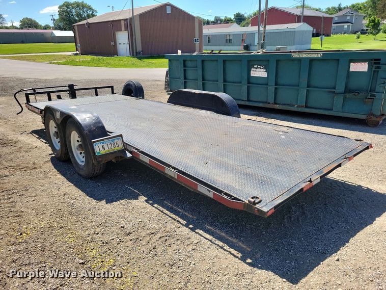 image for item DZ7273 2019 H&H tilt deck utility trailer