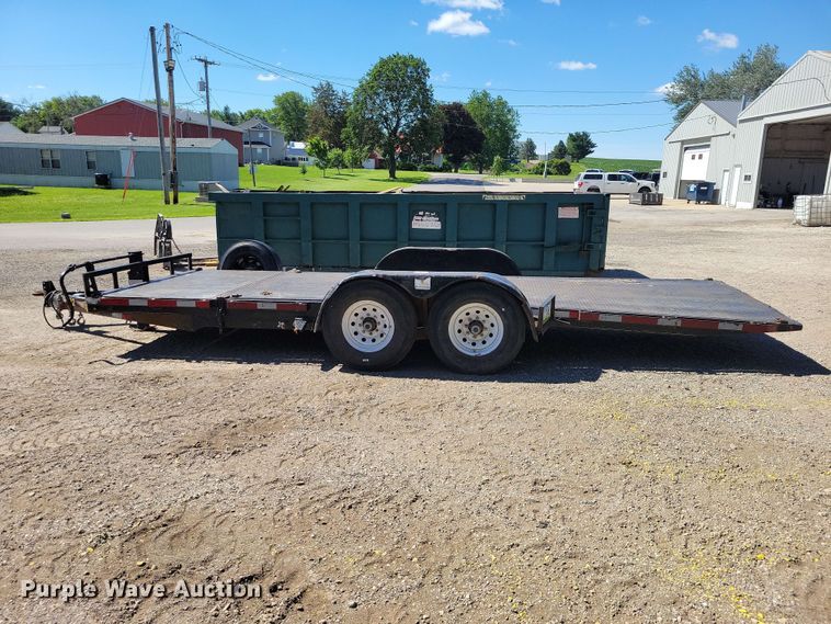 image for item DZ7273 2019 H&H tilt deck utility trailer