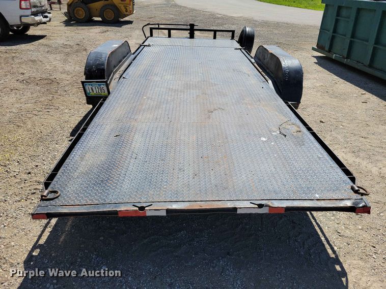 image for item DZ7273 2019 H&H tilt deck utility trailer