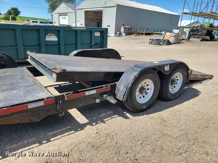 image for item DZ7273 2019 H&H tilt deck utility trailer