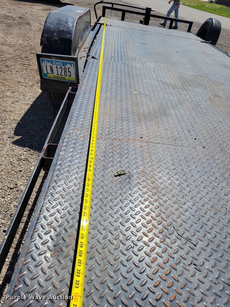 image for item DZ7273 2019 H&H tilt deck utility trailer