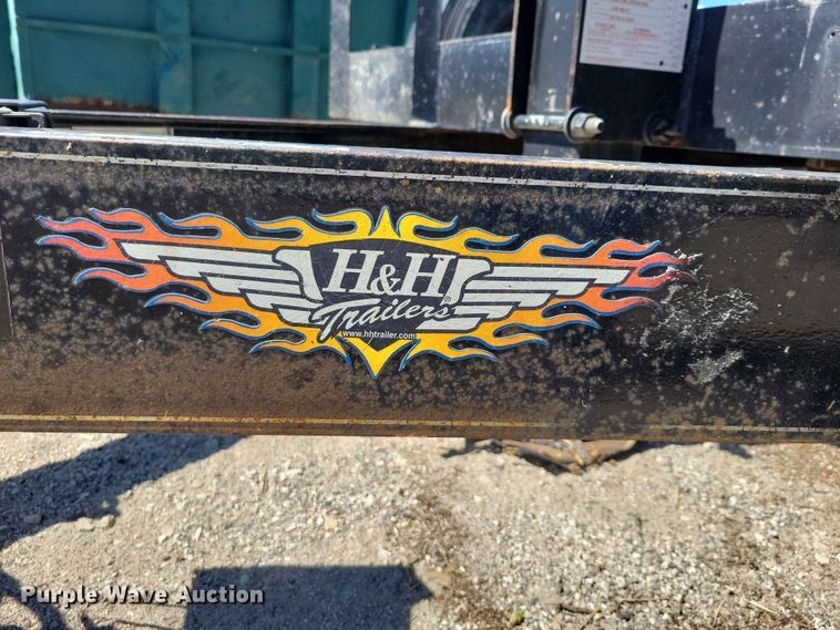 image for item DZ7273 2019 H&H tilt deck utility trailer