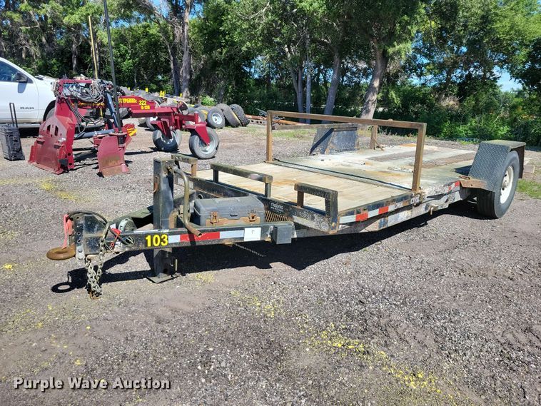 image for item DZ7274 2018 Sure-Trac tilt deck equipment trailer